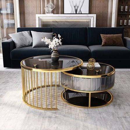 Gold Nesting Coffee Table